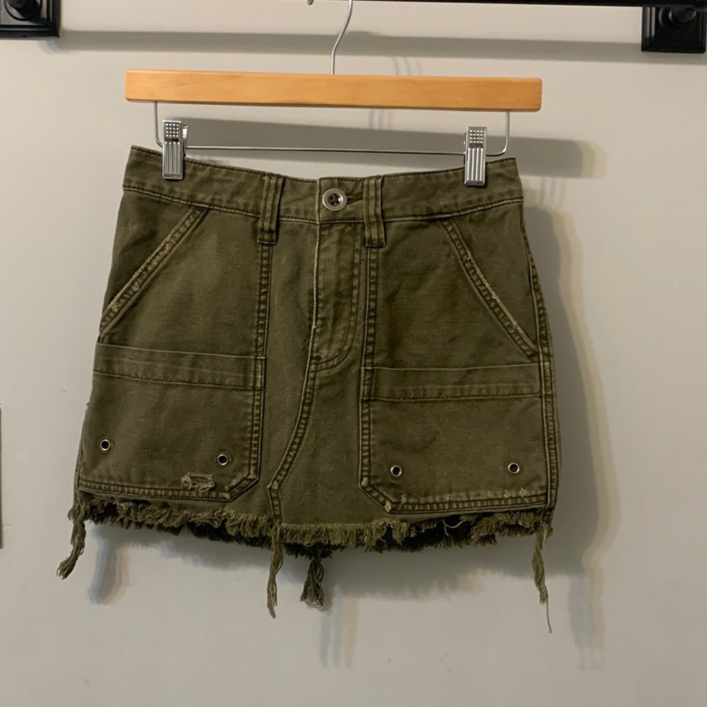 Free people mini skirt